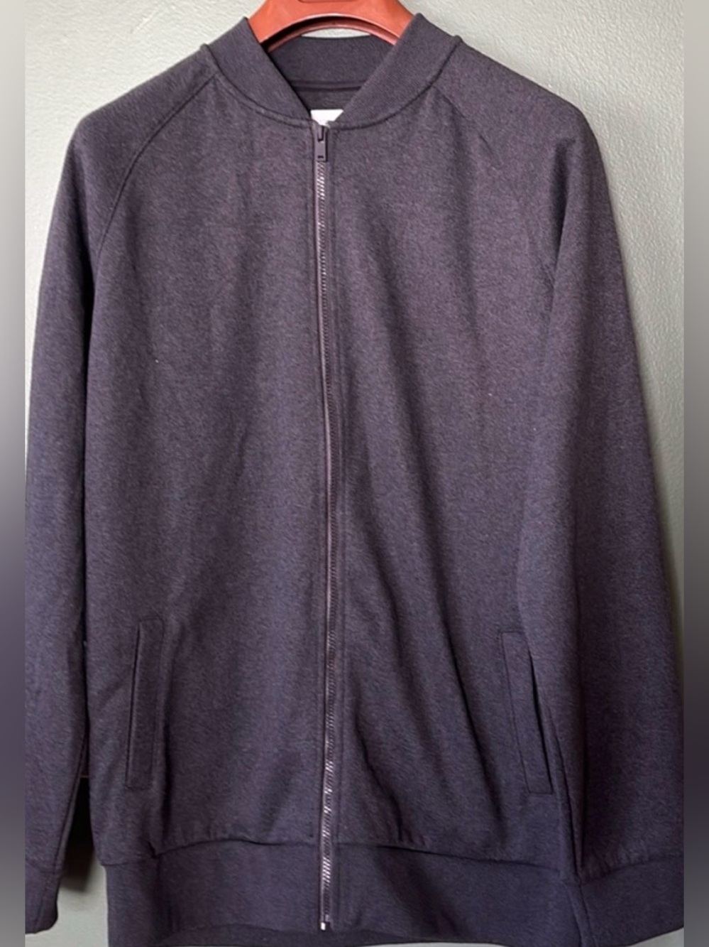 Stylus Men's charcoal Track Full Zip Jacket Active Style Running Jogging